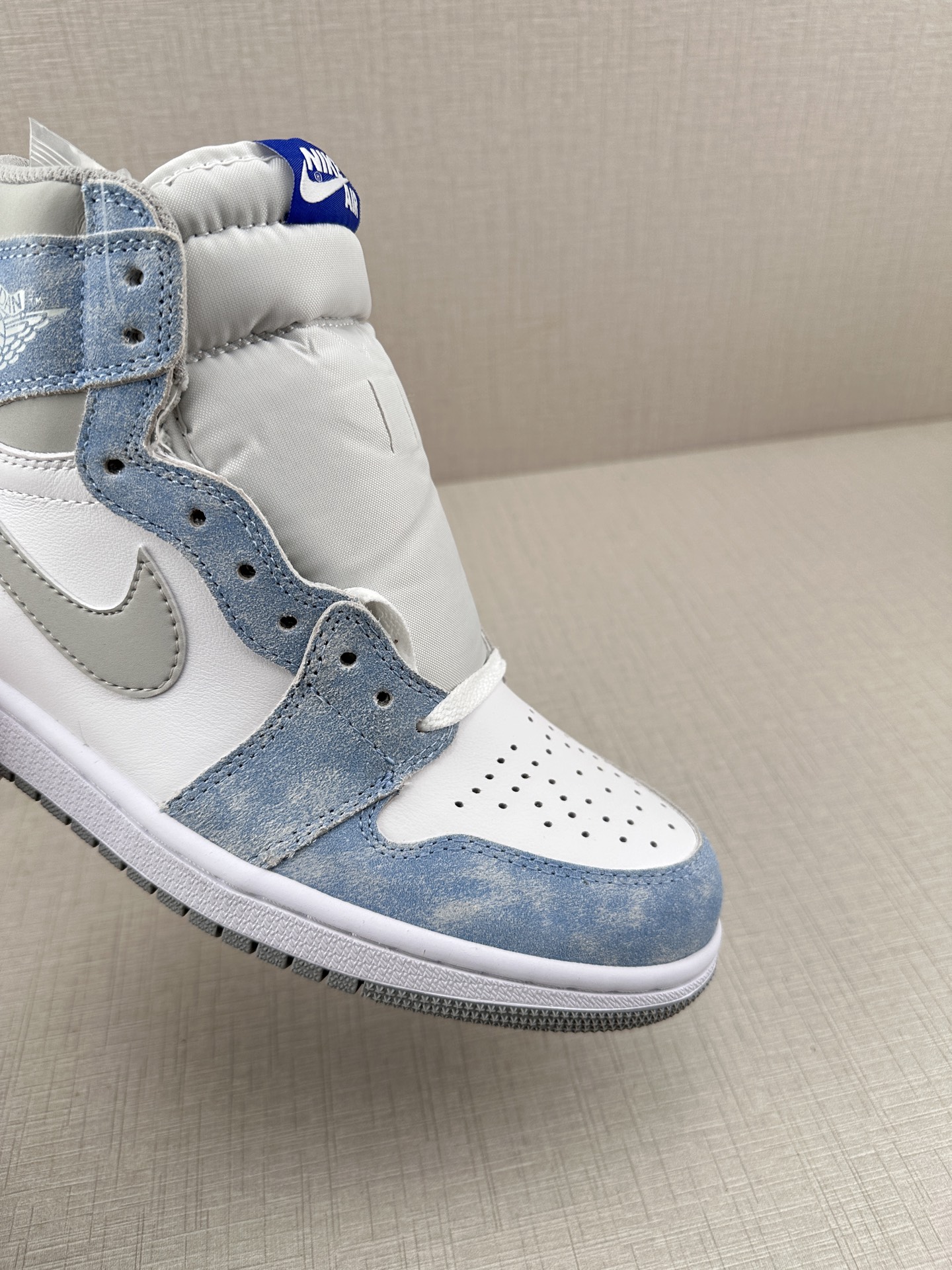 avant-pied et languette Nike Air bleue